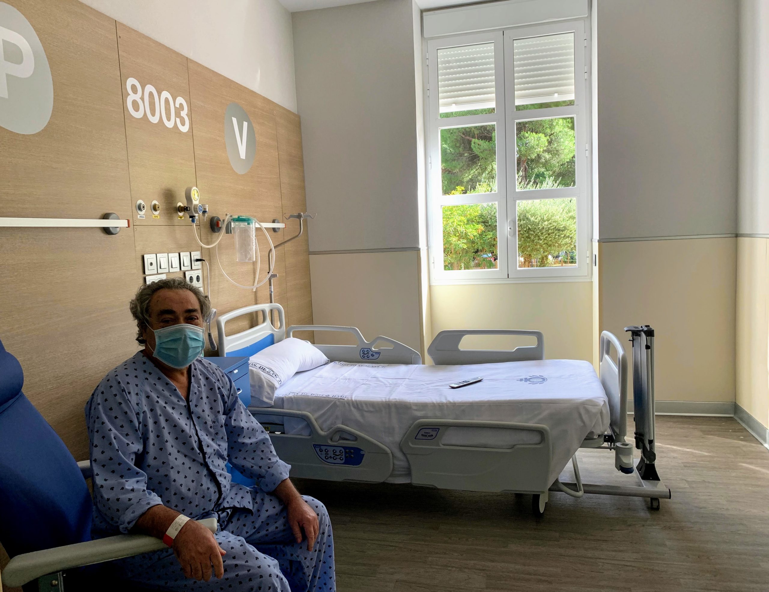 Nicolás, primer paciente en unidad San Diego